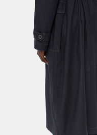 Cara Denim Trench Coat